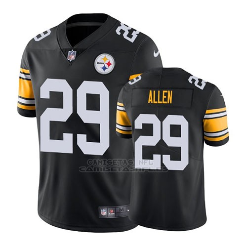 Camiseta NFL Limited Hombre Pittsburgh Steelers Brian Allen Negro Vapor Untouchable